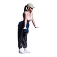 thumbnail image 2 of Figura femenina en miniatura a escala 1/64, simulación pintada, personaje en miniatura Prensa, 2 of 8