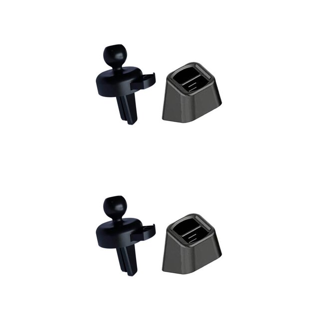 Tholdsy Soporte para automóvil Base de soporte de navegación liviana Base de salida de aire universal Clip para teléfono celular sin rastro Buena tipo 3 2piezas