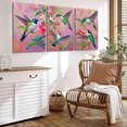 thumbnail image 2 of Hieng Canvas Oil Painting Hummingbird Oil Original Painting Birds Original Fine Art Friendship Animals Artwork Gifts for Her Unframed, 2 of 6