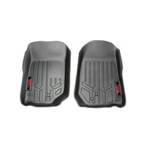 Rough Country Front Floor Mats for 1997-2006 Jeep Wrangler TJ - M-60200