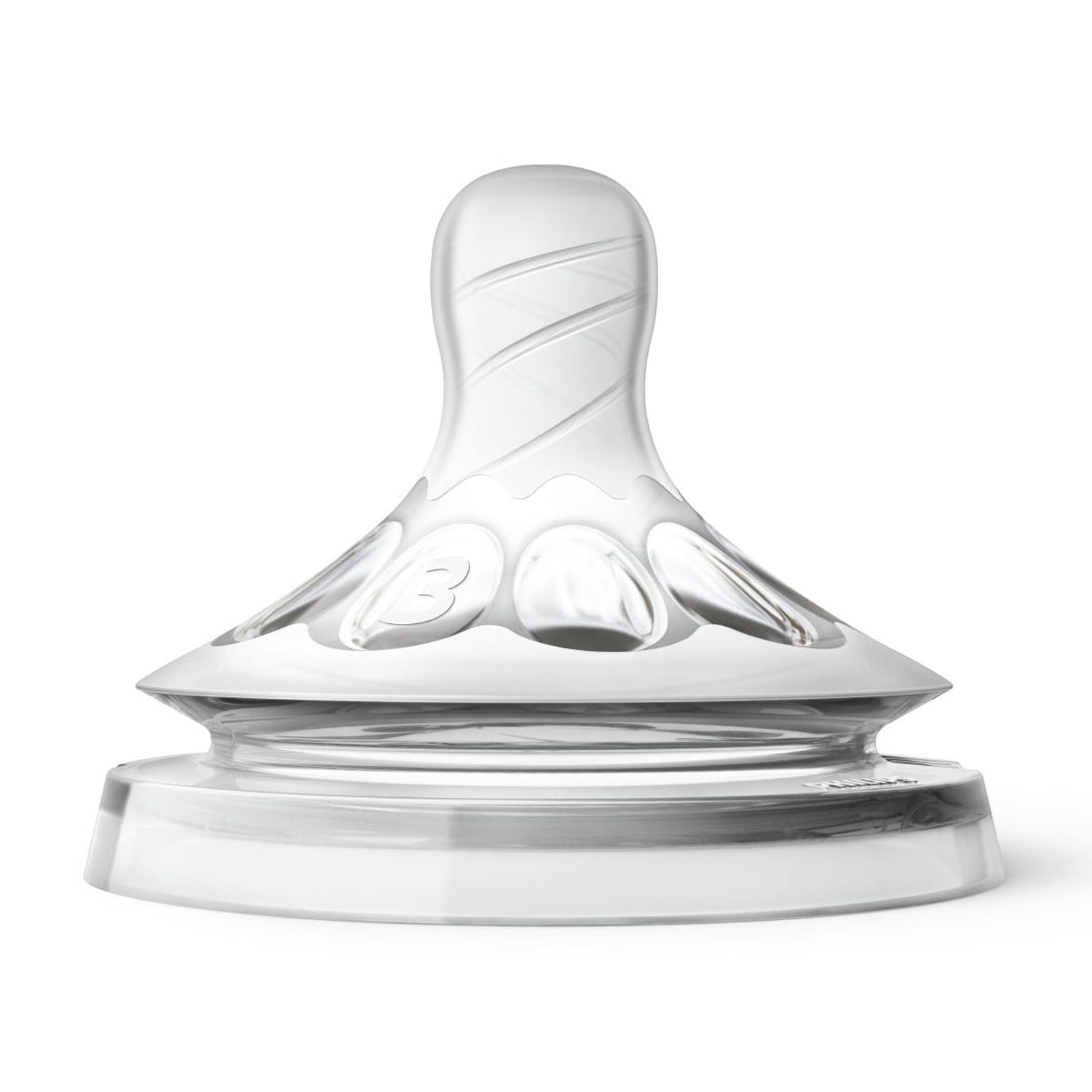 (2 pack) Philips Avent Natural Baby Bottle Medium Flow Nipple, 3M+, 2pk, SCF653/23
