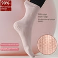 thumbnail image 5 of TELOLY 90% Cotton Yoga Socks Stocking Cotton Non-Slip Silicone Indoor Fitness Pilates Ladies Sports Socks, 5 of 7