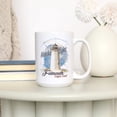 thumbnail image 5 of 15 fl oz Ceramic Mug, Falmouth, Massachusetts, Nobska Light, Contour, Dishwasher & Microwave Safe, 5 of 5