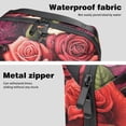 thumbnail image 4 of Rose Digital Pouch with Oxford Cloth, Waterproof Travel Organizer and Charger Cable Storage Box, 5.9x9.44x3.14 in Digital Storage Bag Pouch, 4 of 6