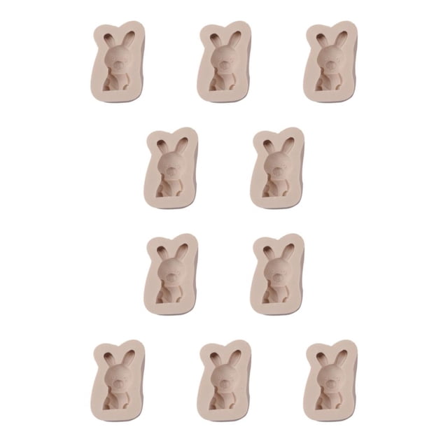 Injueey Molde de silicona de animales de dibujos animados para fiestas, comedor, café, cocina, gelatina, molde para pastel de Chocolate, Type1 NO1