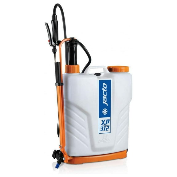 XP-312 Backpack Sprayer - 3-Gallon Professional-Grade, Lightweight & Ergonomic with High-Pressure Performance. Translucent White