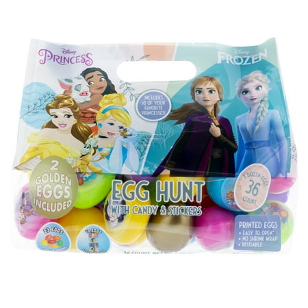 Disney Princess 36 Count Egg Hunt Bag with Candy and Stickers, 4.06 oz