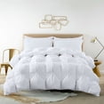thumbnail image 2 of White Duck Down Comforter - Pintuck - King GREEN, 2 of 5