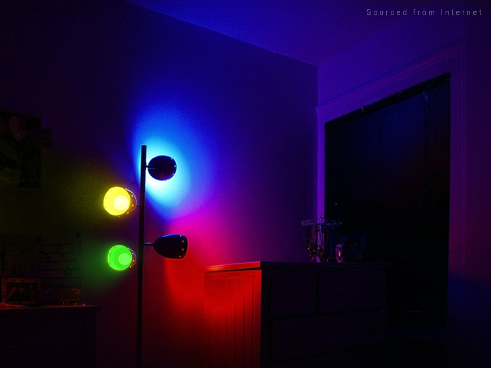 6 Pack Red LED A19 Colored Light Bulb, 7W, Medium E27 Base, Bedroom, Living Room, Baby’s Room Night Lights
