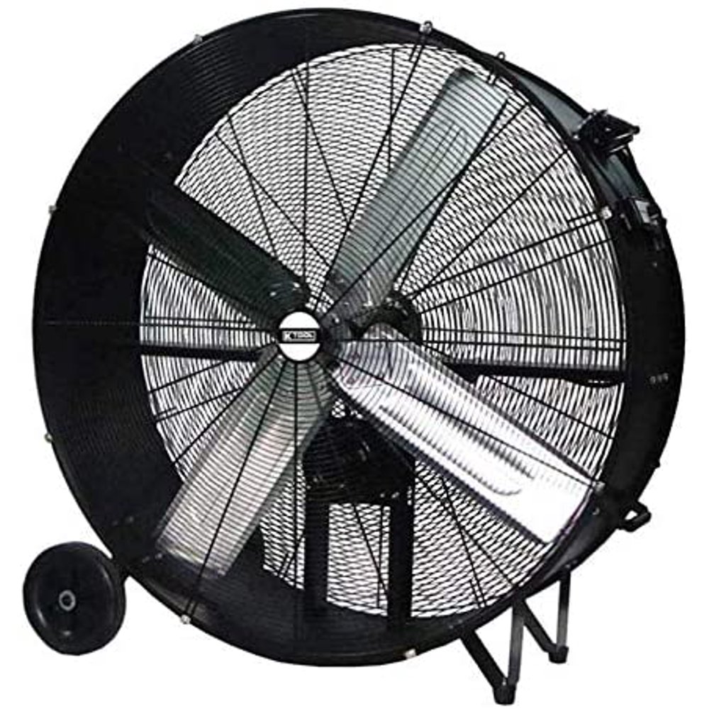 42" Belt Drive Industrial Drum Fan Black