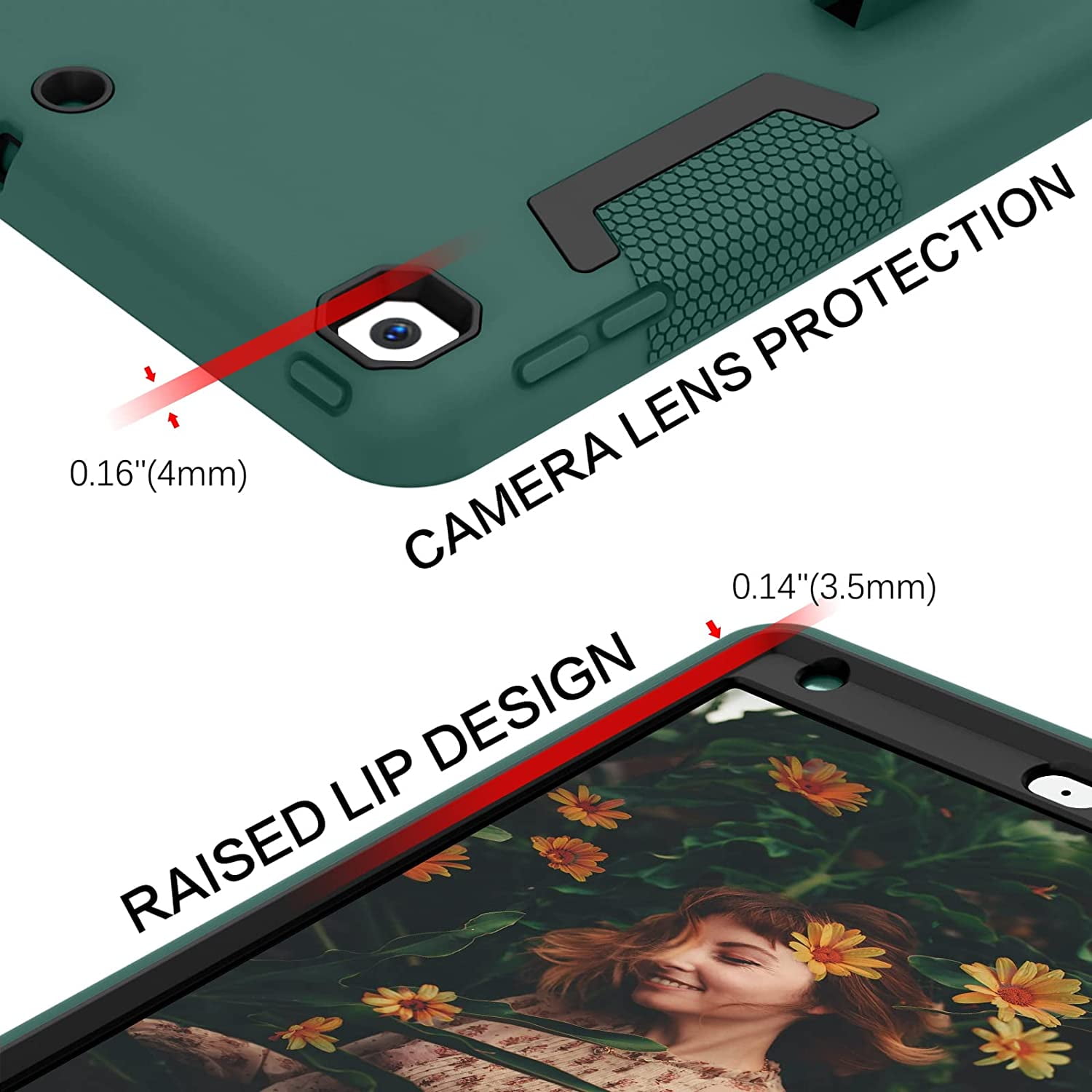 BENTOBEN Case for iPad 9th/ 8th/ 7th Gen 10.2" with Kickstand, 3 in 1 Heavy Duty Rugged Shockproof Protective Cover with Pen Holder, Compatible with iPad 2021/2020/2019 10.2" Model