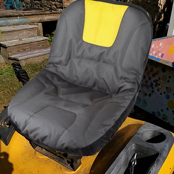 MIPCASE Weatherproof Polyester Tractor Seat Cover Assorted Colors for Riding Lawn Mower Seat
