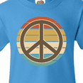 thumbnail image 4 of Inktastic Retro Peace Sign Sunset Youth T-Shirt, 4 of 5