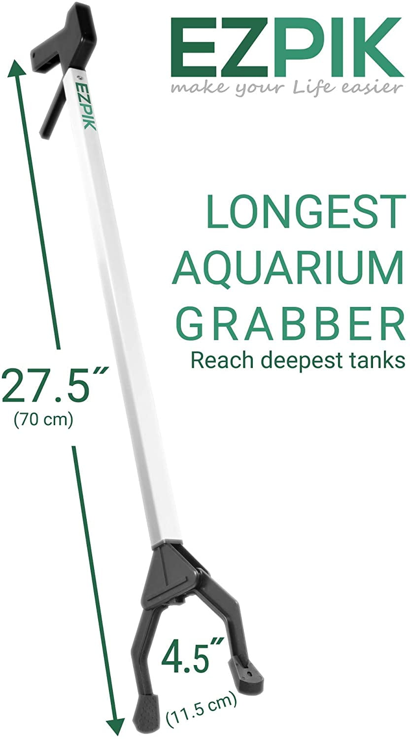 JBJ Aqua Tongs 27 Inch Aquarium Spring-action GRABBER With Trimmer  Maintenance for sale online
