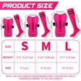 thumbnail image 3 of Soccer Shin Guards and Socks shin guard for Toddler Youth, Lightweight Soccer Shin Pads Protective Defender Gear for Sports Game-Rose Red,L, 3 of 9