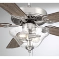 thumbnail image 5 of Trade Winds Tobias 52" 2-Light Ceiling Fan in Brushed Nickel with Clear Bubble Glass, 5 of 9