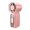 Pink, variant on Portable Handheld Fan Clear Shell Rechargeable Small Personally Fan Cooling for Travel, Makeup, Outdoor, Indoor