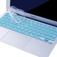 thumbnail image 2 of Mosiso Protective Keyboard Cover Skin for MacBook Air 11 Inch (Models: A1370 & A1465), Aqua Blue, 2 of 3