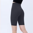 thumbnail image 3 of High Waist Biker Shorts for Women Elastic Waist Workout Gym Yoga Shorts Lightweight Slim Fit Comfy Running Athletic Shorts, 3 of 5