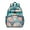 Blue-green-27, variant on Rainbow Tribal Folk Style Backpack Colorful Boho Students School Bag with Vintage Artistic Vibes, Lightweight and Spacious for