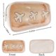 thumbnail image 2 of Bolsa de maquillaje Cqoogrlx transparente de nailon y PVC impermeable para viajes, 2 of 6