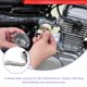 thumbnail image 3 of GOOHOCHY 4 vástagos de latón para neumáticos de 45 grados con adaptador de extensión para coche, camión y motocicleta (plateados)., 3 of 7