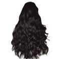 thumbnail image 3 of DOPI Black Synthetic Wigs Natural Looking Long Wavy Middle Side Parting No-Lace Women, 3 of 5