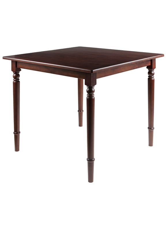 Winsome Wood Mornay Square Dining Table, Walnut Finish