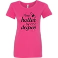 thumbnail image 3 of Inktastic Now Hotter by One Degree Graduation Women's T-Shirt, 3 of 5