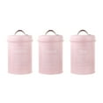 thumbnail image 2 of DOLITY Metal Kitchen Canister Set coffee and tea Sugar Storage Jars Containers for A Pink, 2 of 9