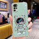 thumbnail image 1 of Funda Para Teléfono Motorola Moto G22 G42 G52 G82 Astronauta Fluid Support Deluxe 6D Galvanizada Anti Caída Cámara Protección Suave Cubierta, 1 of 4
