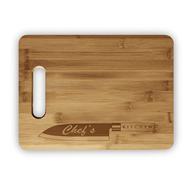Chef's Chef Chefs Kitchen Laser Engraved Custom Bamboo Cutting Board