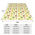 thumbnail image 3 of Honeii Colorful Owls 1 Print Fleece Blanket - Throw Blanket for Bed, Sofa, Couch, Camping, and Travel , Microplush Ultra Soft Warm Blanket-50"x40", 3 of 7