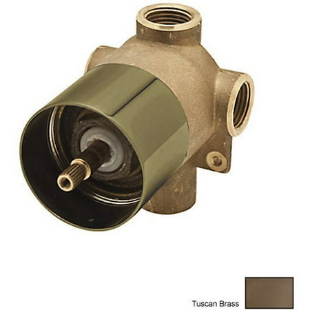 - Rohl AC27-TCB/BO Cisal 4-Port 3-Direction Diverter Rough In Valve, Tuscan Brass