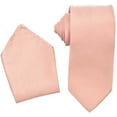 thumbnail image 3 of Men's Premium Solid Vest - Necktie – Bow Tie - Pocket Square 4 Piece Set for Suits & Tuxedos, 3 of 4