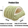 thumbnail image 2 of WUUJIPAI Cozy Cat Cave Bed for Indoor Cats & Small Dogs - Plush Foldable Calming Pet Nest House with Washable Cushion & Non-Slip Bottom, 2 of 7