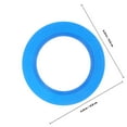 thumbnail image 5 of DEEPCRAFF 2Pcs Sky Blue Toilet Tank Seal Ring Replacement Kit Soft Durable Silicone, 5 of 6