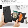 thumbnail image 5 of Case for Samsung Galaxy A53 5G, Detachable Magnetic Wallet Credit Card Slot Kickstand Cover Support Wireless Charging Compatible with Samsung Galaxy A53 5G (Black), 5 of 17