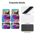 thumbnail image 4 of Fuzoiu Lizard With Sunglasses Colorful Print Carpet Floor Mats for Car,Car Foot Mat Set,Universal Fit 4 Piece Mat Pad Set,Fits Most Cars Trucks Vans Sedans SUV Auto Carpet Mat Se, 4 of 7