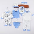 thumbnail image 2 of LAPAKIDS 8PCS Newborn Baby Boy Clothes Baby Outfits Shower Gift Set 0-3 Months, 2 of 6