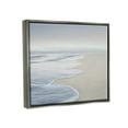 thumbnail image 3 of Stupell Industries Foamy Beach Waves Nature Photography Gray Floater Framed Art Print Wall Art, 21 x 17, 3 of 9