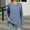 Blue#2, variant on Titcea blouses for Women Lightweight Solid Color Crew Neck Long Sleeve Button Tops Loose Comfort Casual Top
