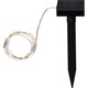 thumbnail image 3 of Cadena de luces solares, iluminación exterior versátil, ahorro de energía, blanco frío, cable de cobre flexible para decoración de terrazas y jardines, longitud de 7 m, 50 LED, resistente al agua, 3 of 7