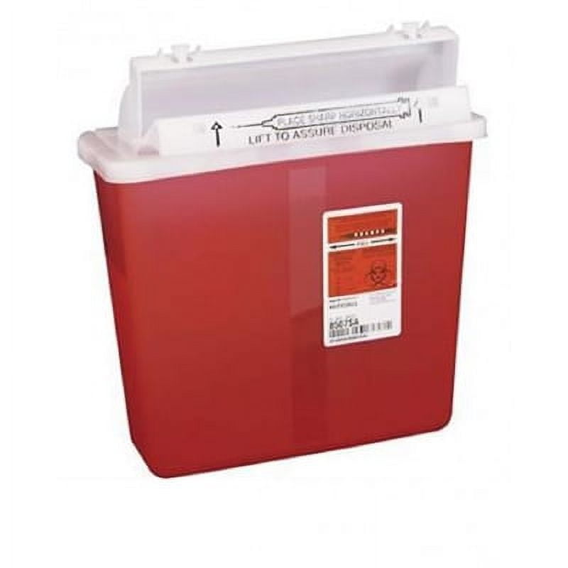 Sharps Container, SharpStar, 5 Quart, Red, In-Room Multipurpose, 8507SA - Case of 20