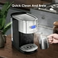 thumbnail image 5 of Auseo 20 Bar Espresso Coffee Maker, Drip Coffee Machine with 1-2 Cup, Espresso Machine with Milk Frother Steam Wand, 45 OZ Removable Water Tank for Home/Office/Cafe, Black, 5 of 9