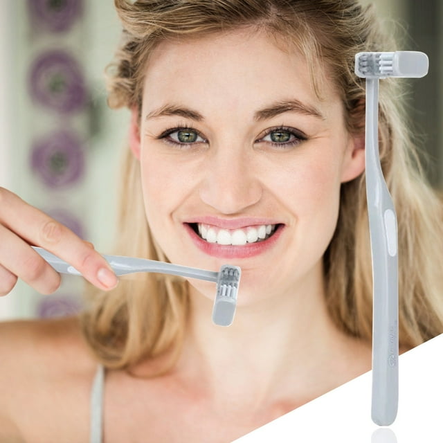 6-Sided Adult Full-Round Toothbrush, Comfortably Wraps A Soft Toothbrush, Manual Toothbrush