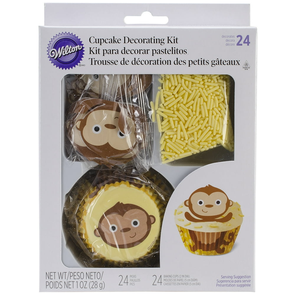 Wilton Cupcake Decorating Kit, Monkey 24 ct. 4152198