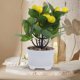thumbnail image 3 of Limonero artificial, planta en maceta falsa, limonero decorativo en maceta, simulación de bonsái de limón, 3 of 8