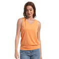 thumbnail image 3 of Women's V-Neck Ribbed Tank Top - Sleeveless Casual Stretch Shirt, 3 of 6