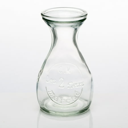 - Richland Glass Bud Vase Clear Teardrop Set of 36